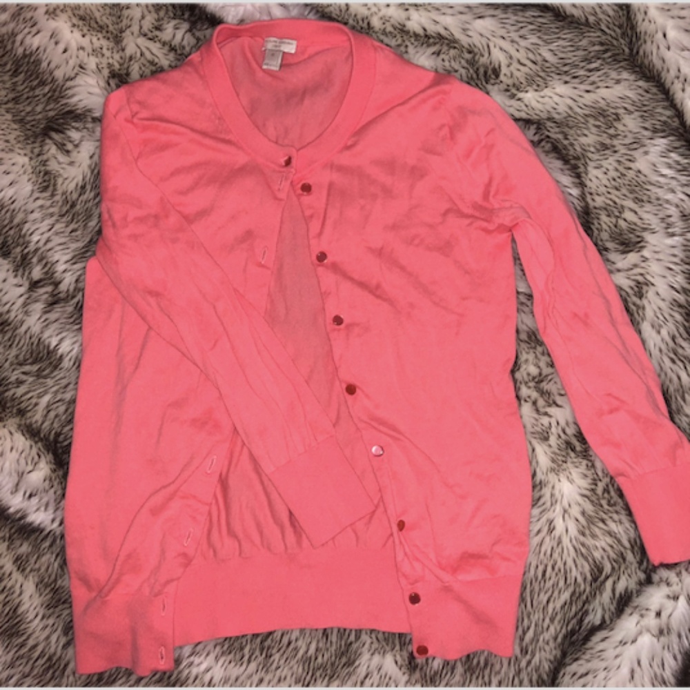 J Crew Claire Cardigan XS Pink